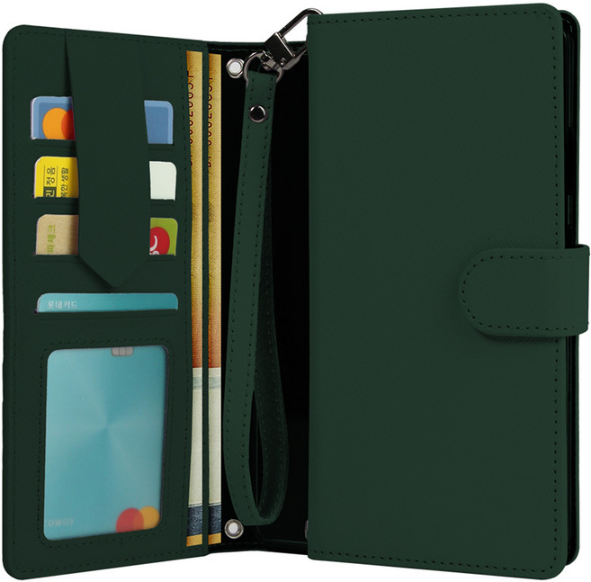 워너프 소가죽 샤이 스트랩 다이어리 휴대폰 케이스