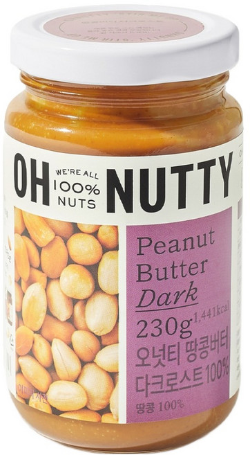 오넛티 땅콩버터 다크로스트, 230g, 1개