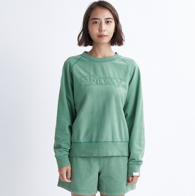 록시 여성용 빈티지 스웻 셔츠 RE21LT209GRN