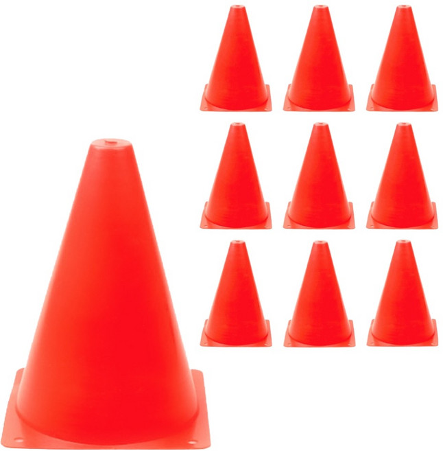 스투피드 반환점 칼라콘, 레드, 10개