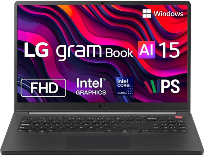LG전자 2026 그램북 AI 15 코어 Ultra5, 타이탄 블랙, 15U50U-GA5CK, 256GB, 16GB, WIN11 Home