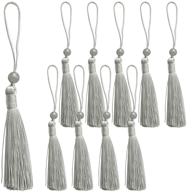 베스트팩 예담 전통 구슬 태슬 노리개, 그레이, 10개