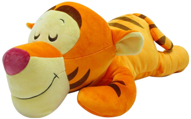 Disney STORE 小熊維尼 跳跳虎 Cuddleez 大型絨毛娃娃 103Q121D015, 1個, 混合色, 55.9cm