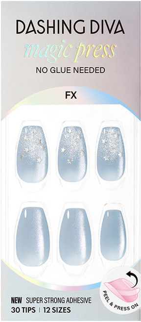 데싱디바 매직프레스 네일팁, 1개, 스텔라 마린
