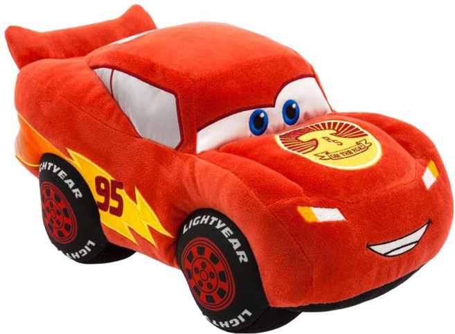 Disney STORE 汽車總動員 麥坤 絨毛娃娃 1000004409, 紅色, 1個, 55.9cm