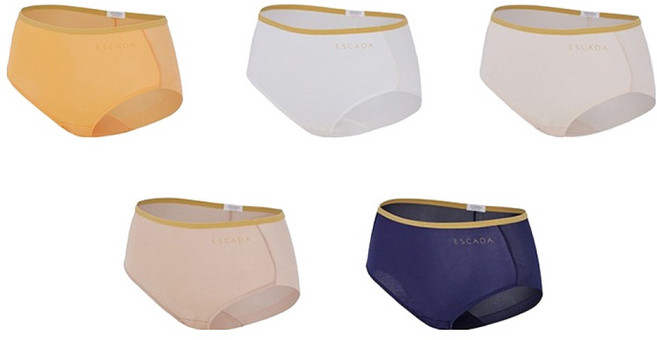 에스까다 여성용 프리미엄 모달 팬티 5종 세트