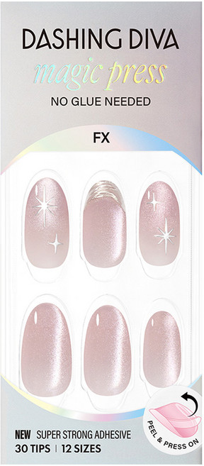 데싱디바 매직프레스 네일팁, 1개, 스텔라 글로우