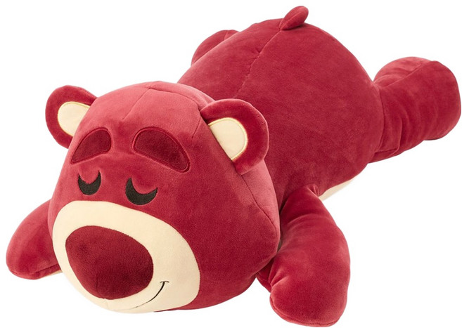 Disney STORE 玩具總動員 熊抱哥 大型絨毛娃娃 103Q419D080, 粉紅色, 1個, 55.9cm