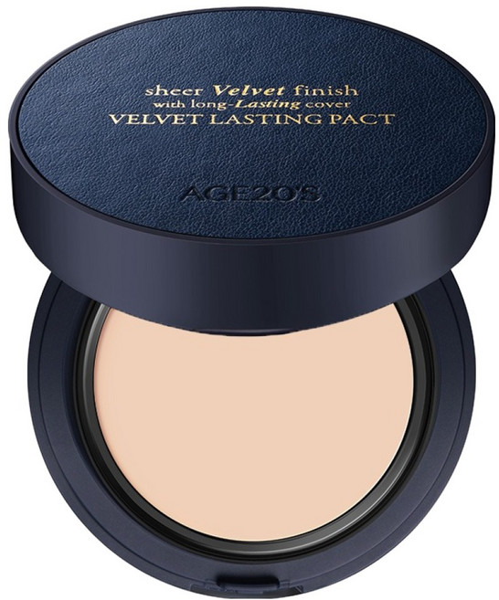 에이지투웨니스 벨벳 래스팅 미니 팩트 7g, 23C 페탈, 1개