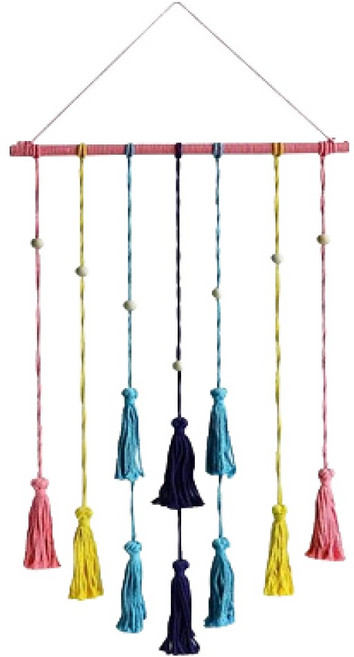 인아트 벽장식 마크라메 컬러 술 비즈, 혼합색상