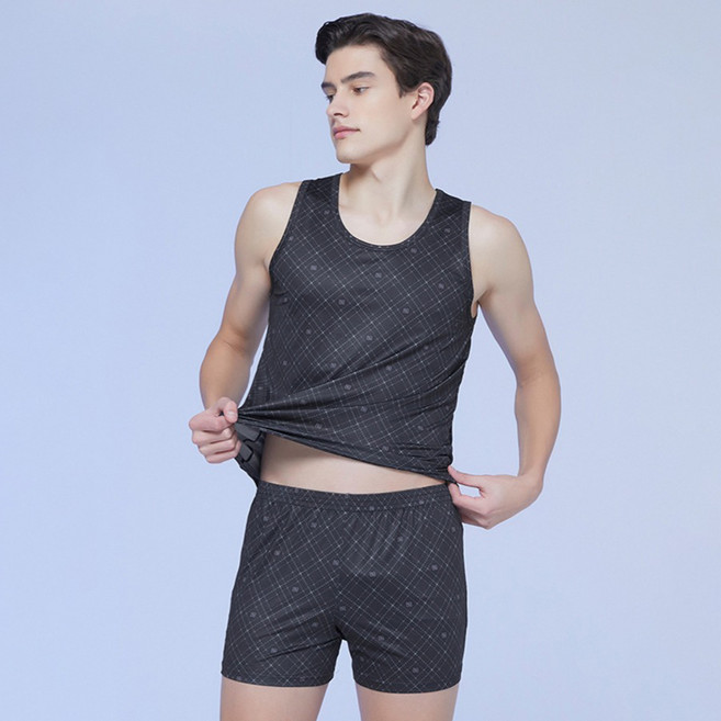 보디가드 남성용 메쉬 런닝 + 트렁크 세트