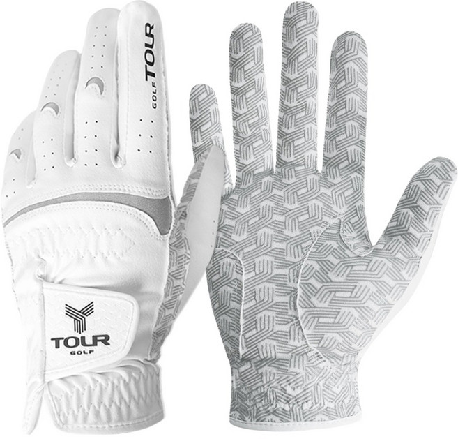 투어골프 남성용 파크골프 장갑 양손착용 세트 TGM-01, 혼합색상, 1세트