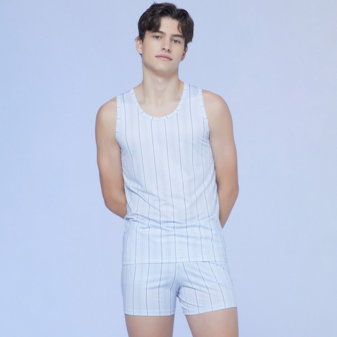 보디가드 남성용 메쉬 런닝 + 트렁크 세트