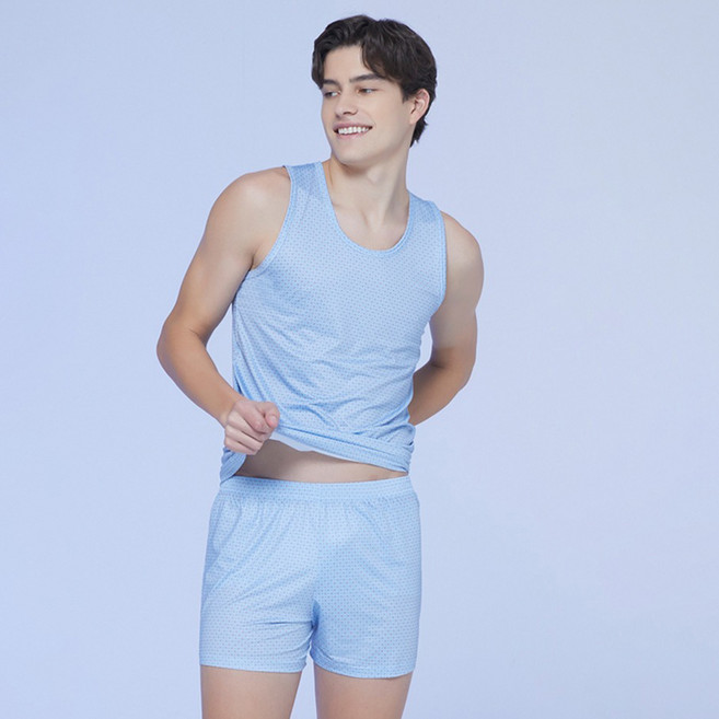 보디가드 남성용 메쉬 런닝 + 트렁크 세트