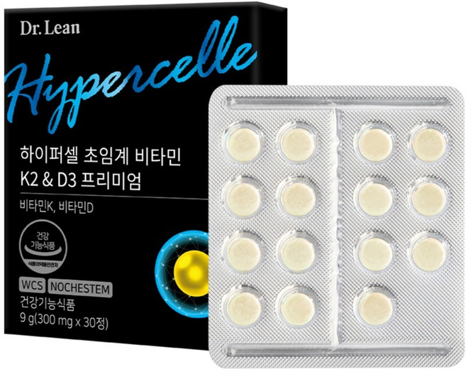 닥터린 하이퍼셀 초임계 비타민 K2 D3 프리미엄 9g, 1개, 30정