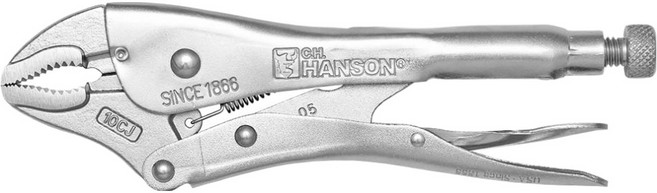 씨에이치핸슨 곡선형 락킹플라이어 고강도 죠 이빨 10CJ-HT, 1개