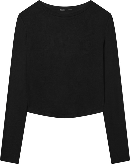 미쏘 여성용 레이온 알넥 소프트 긴팔 티셔츠