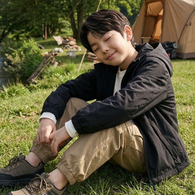 리틀크루 주니어 라이트 웨더 바람막이 자켓