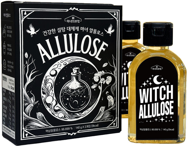 마녀의부엌 휴대용 알룰로스, 2개, 140g