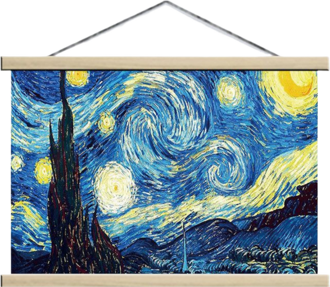 엑스터 족자형 명화 포스터 두꺼비집 배전함 가리개, 명화 C