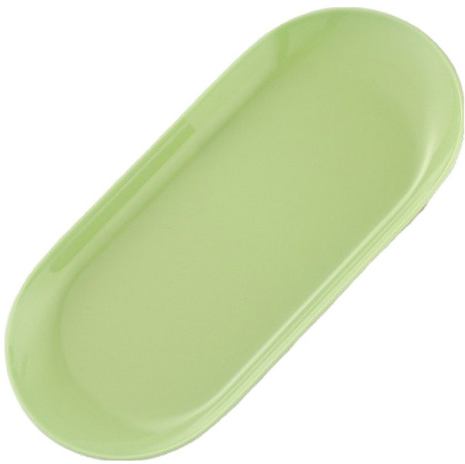 하미룸 메탈 스텐 수납 트레이, 마카롱 연두