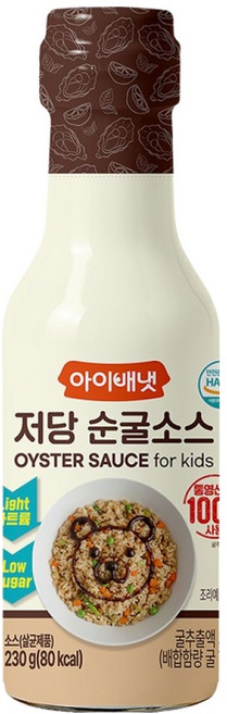 아이배냇 저당 순굴소스, 1개, 230g, 굴소스맛