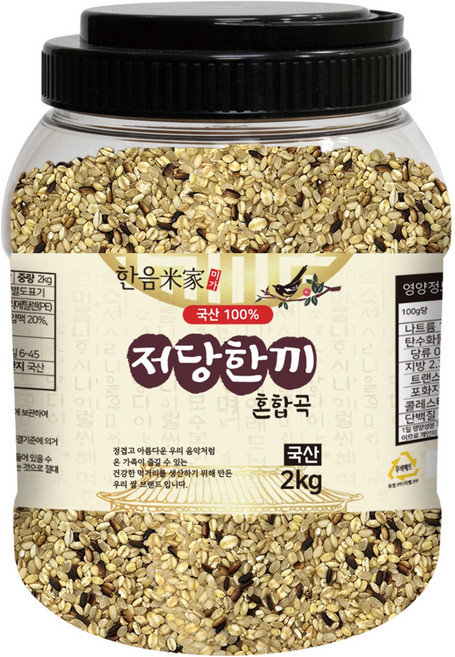 한음미가 저당한끼 혼합곡, 2kg, 1개