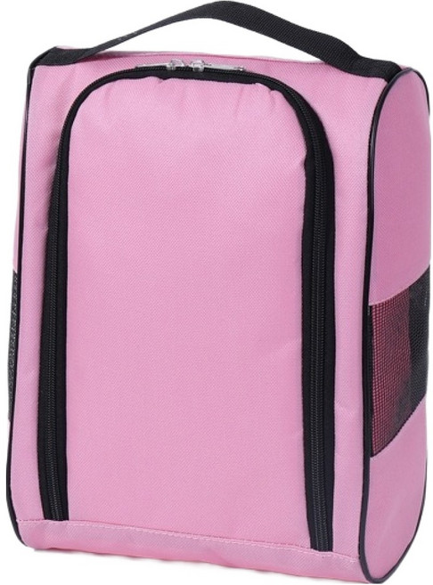마켓피아 신발 휴대용 정리 파우치, 분홍색, 1개