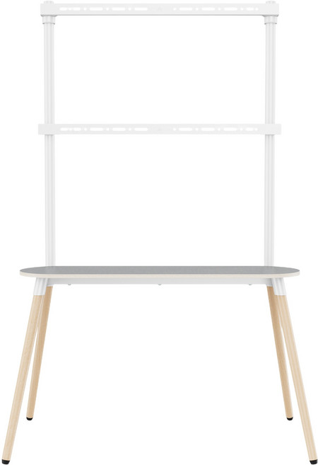 와이드뷰 TV 아트스탠드 인테리어 이젤스탠드 4발 화이트, EKWART5W, 1개