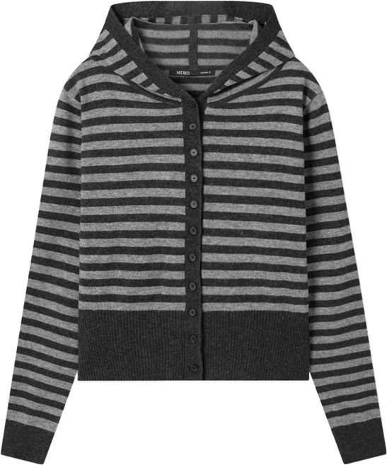 MIXXO 女款連帽鈕扣開襟衫