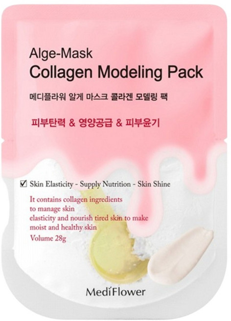 MediFlower 台灣公司貨 SPA海藻軟膜 粉色/膠原, 1組, 1入