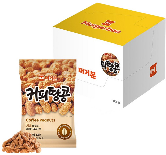 머거본 커피땅콩 12p, 480g, 1개