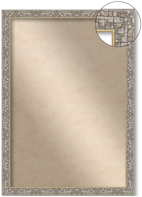 Slim Brick 500片拼圖專用拼圖框 38 x 52 cm, 銀色, 1個