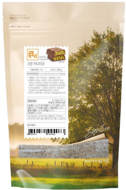 감성먹거리 구운 카다이프, 1개, 400g