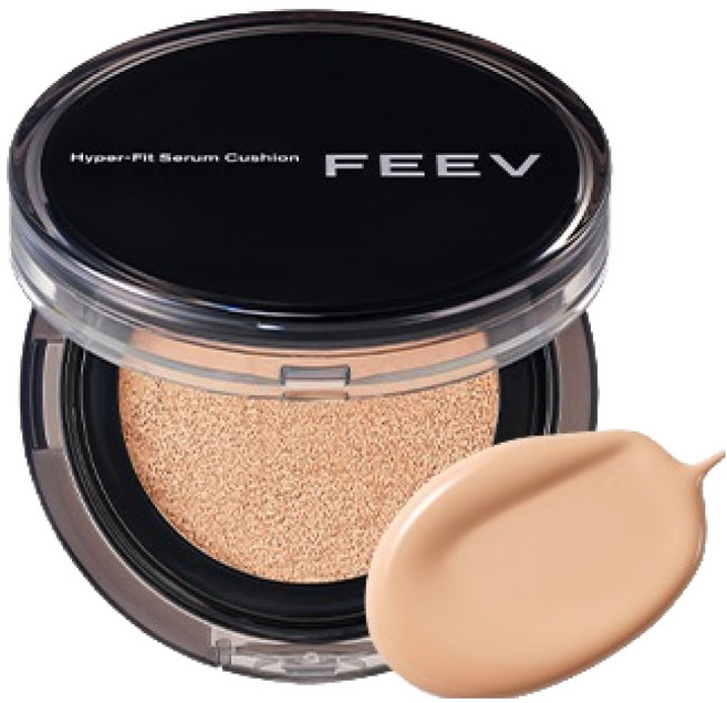 FEEV HYPER FIT 精華氣墊粉餅 15g, 1個, 03 裸膚色