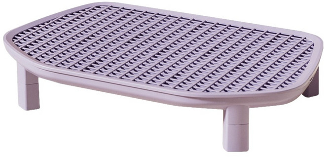 파스텔펫 고양이 사막화방지 레그 모래발판, 퍼플, 1개