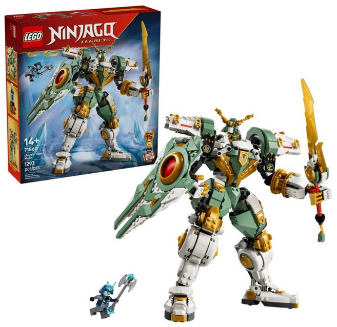 LEGO 旋風忍者 勞埃德的鈦機械人15 週年紀念版 71860, 1套