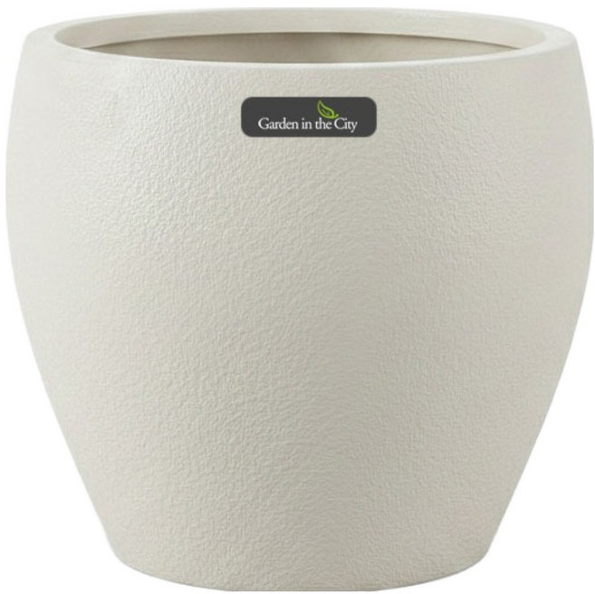 도시정원 대형 인테리어 UN 라인 관엽분 화분, 화이트(3330), 1개