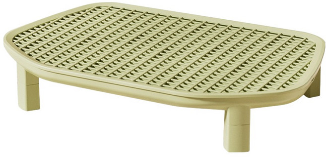 파스텔펫 고양이 사막화방지 레그 모래발판, 그린, 1개