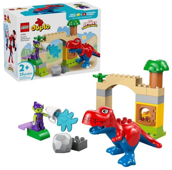 LEGO 得寶系列 恐龍Spidey-Rex 大戰綠惡魔 10463, 1套