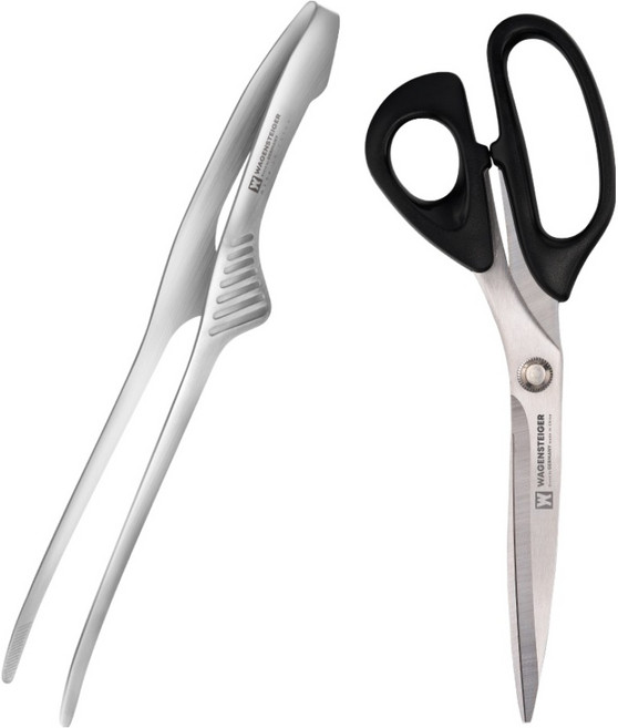 바겐슈타이거 그릴 커터가위 + 슈탠더 집게 세트, 혼합색상, 1세트