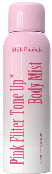 밀크바오밥 핑크 필터 톤 업 바디 미스트, 1개, 160ml