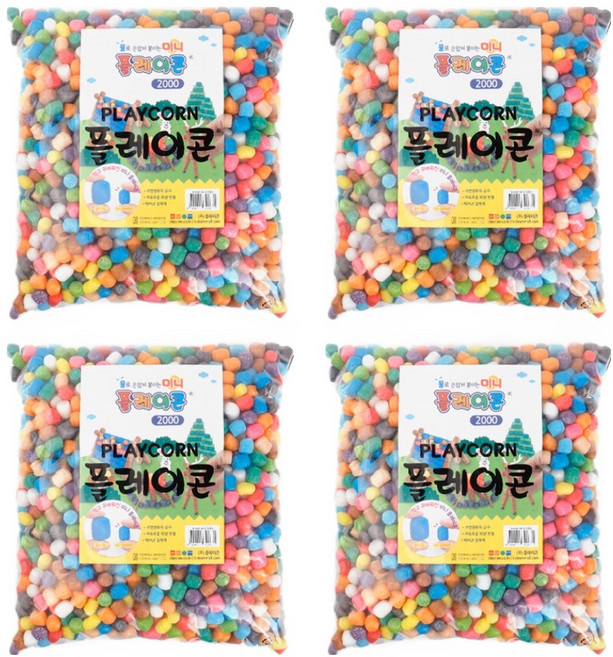 플레이콘 미니 2000, 혼합색상, 4세트