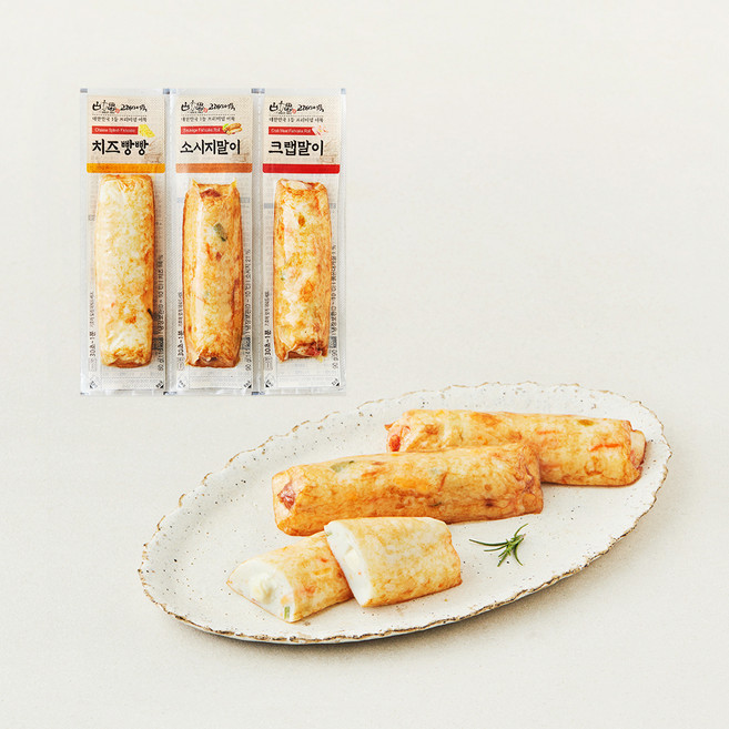 고래사어묵 프리미엄 어묵바 3종 세트 260g, 1세트