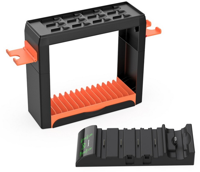 DOBE Switch2 手把座充 + 收納架, 黑色, 1套, TNS-51119