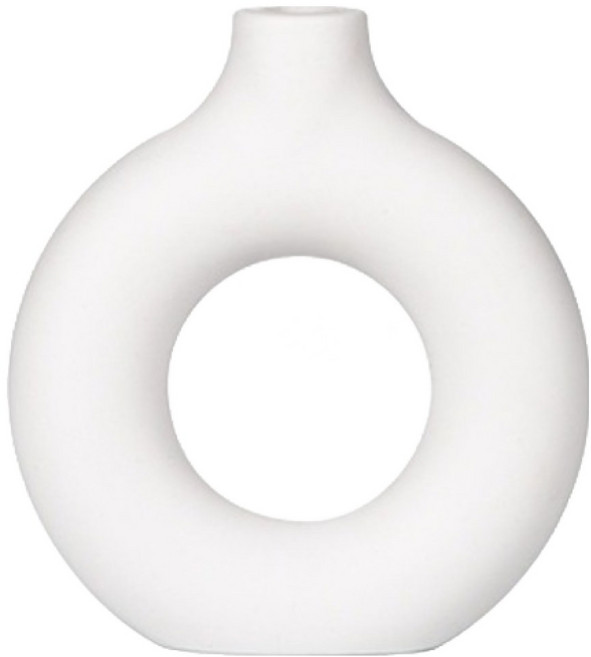 선빛 로링 오브제 감성 화병, 화이트