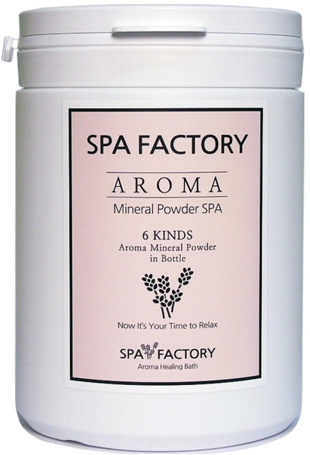 스파팩토리 히말라야 핑크솔트 아로마 미네랄 파우더 입욕제 로즈, 600g, 1개