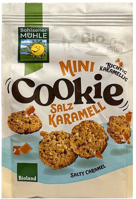 볼제너뮬러 유기농 솔티카라멜 미니쿠키, 125g, 1개