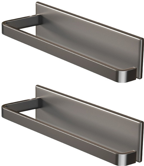 존글로벌 자석 키친타올 행주 홀더, 2개, 그레이