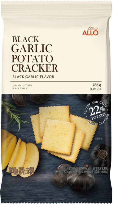 스내픽 흑마늘 감자 크래커, 1개, 286g